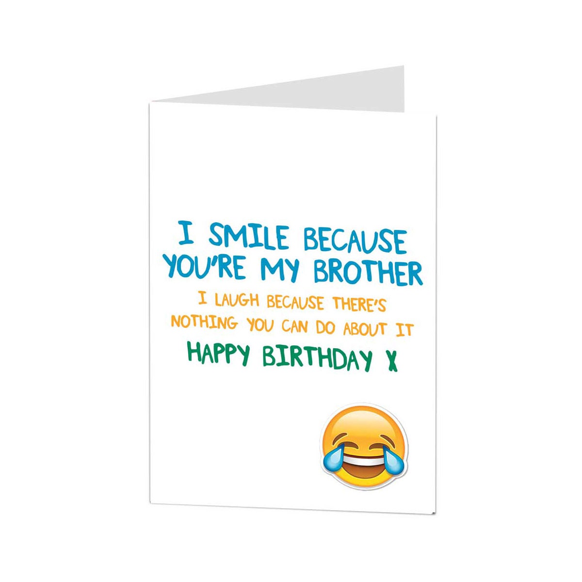 Brother Birthday Card Older Younger Brother Birthday Card 