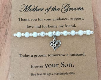 Mother of the Groom Gift, Grooms Mother Gift, Mother in Law Gift, Today a Groom, Tomorrow a Husband, Thank You Gifts, Gift from Groom