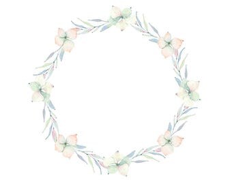 Watercolor flowers | Etsy