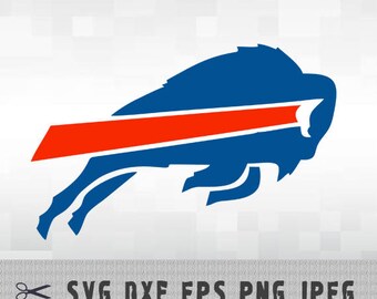 Buffalo Bills SVG PNG DXF Logo Layered Vector Cut File Silhouette Studio Cameo Cricut Design Template Stencil Vinyl Decal Transfer Iron on
