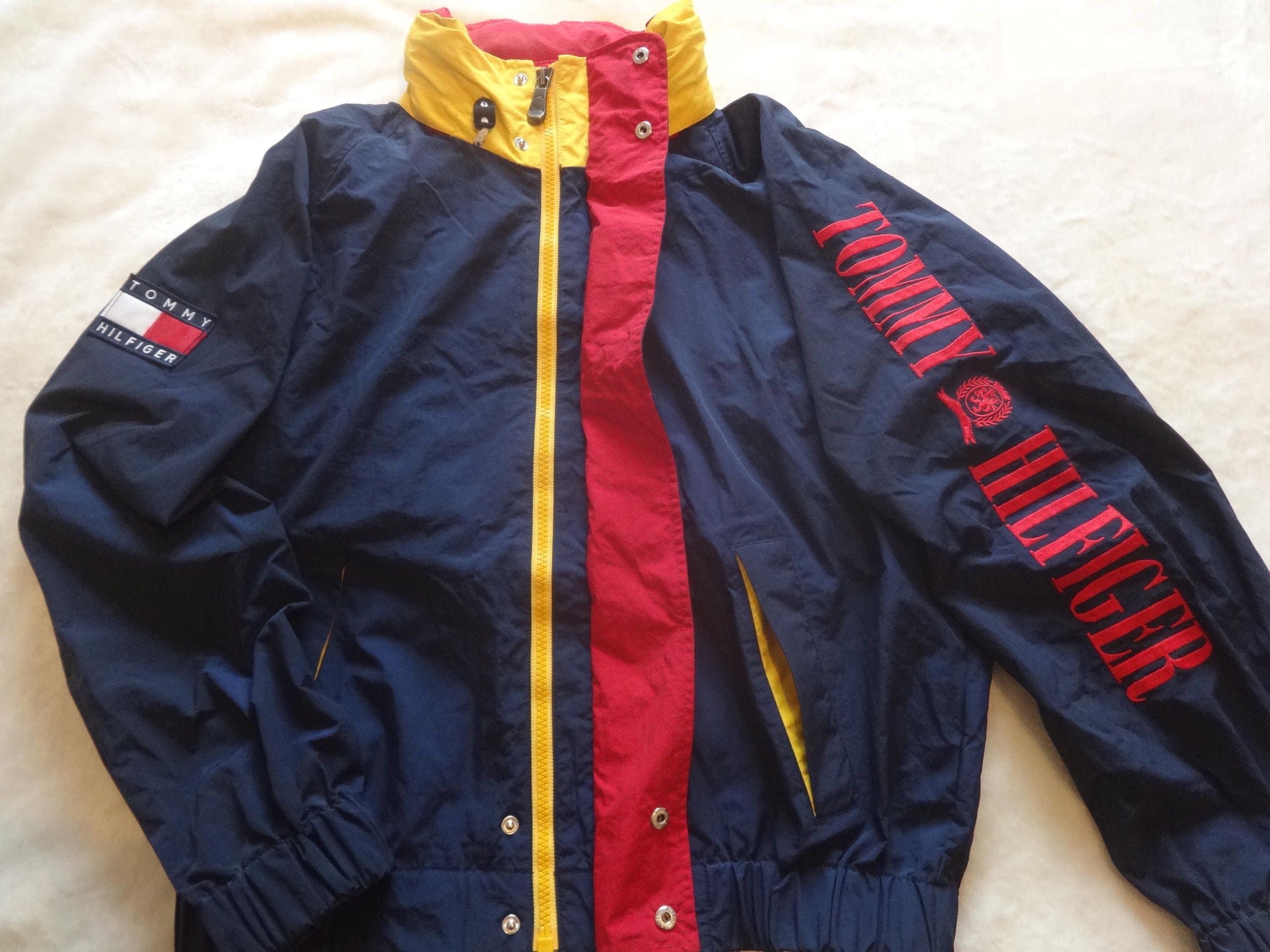 Vintage L Tommy Hilfiger sailing jacket