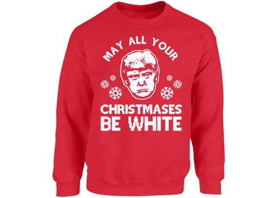 may all your christmases bea white sweatshirt