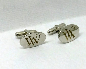 BAB sterling silver cufflinks #158