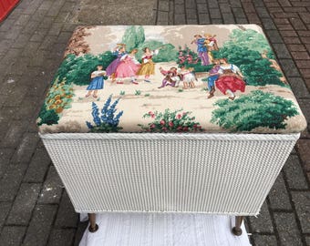 Lloyd Loom style laundry hamper