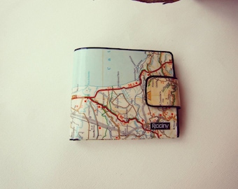 Wallet with geographical Atlas