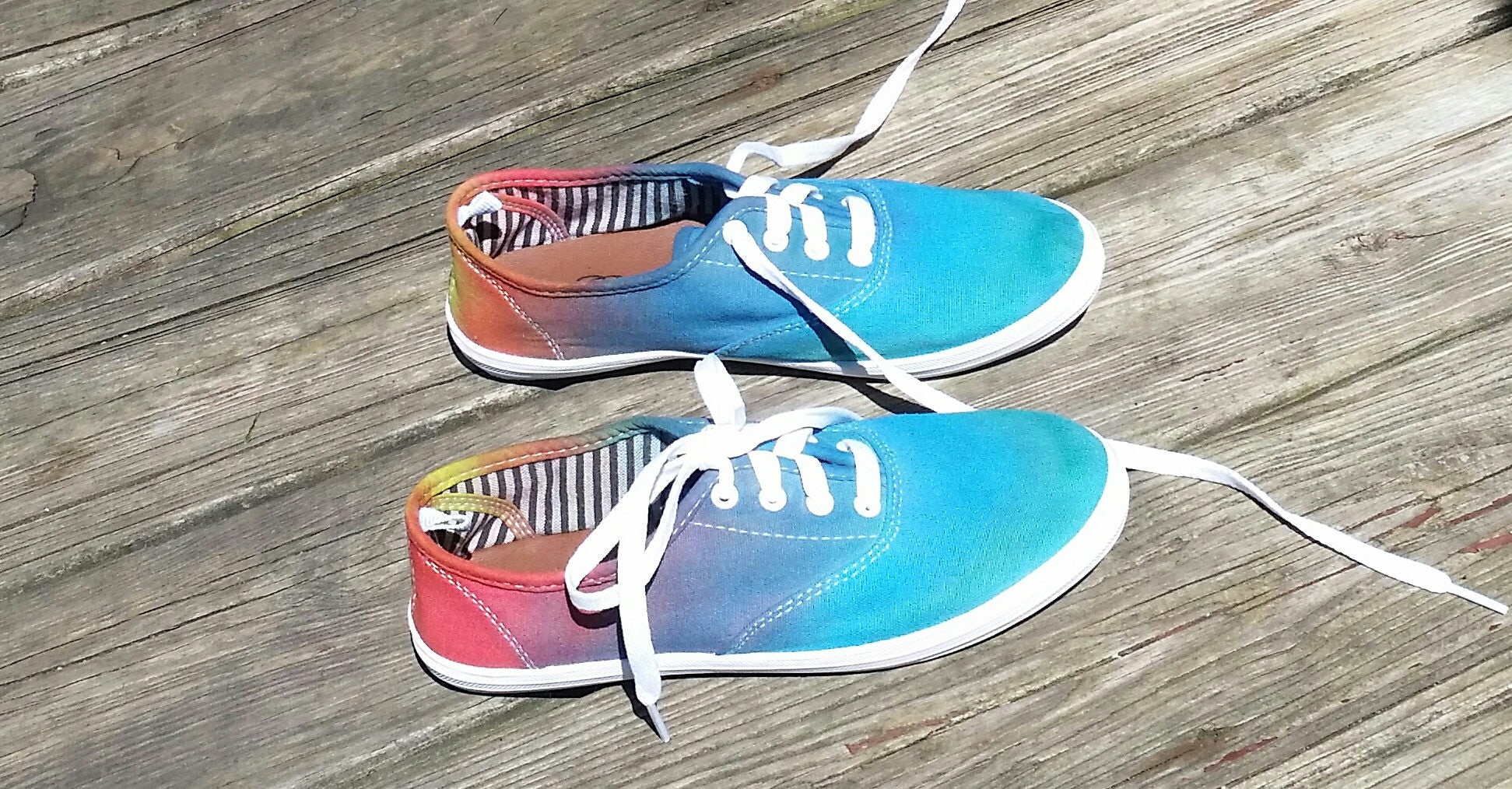 Tie dye shoes tiedye shoes canvas shoes rainbow shoes