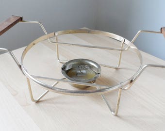 Pyrex Metal Cradle with wooden handles for a 475 Terra casserole