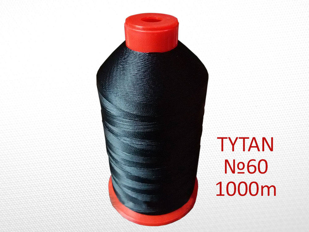 N60 Black thread for stitching leather Leatherwork thread