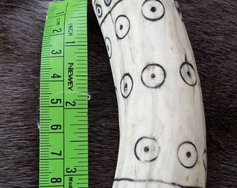 Viking reenactment antler large needle case