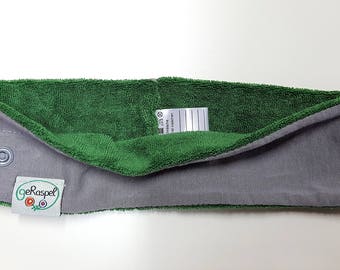 Headband grey,green with "Mixeeze"