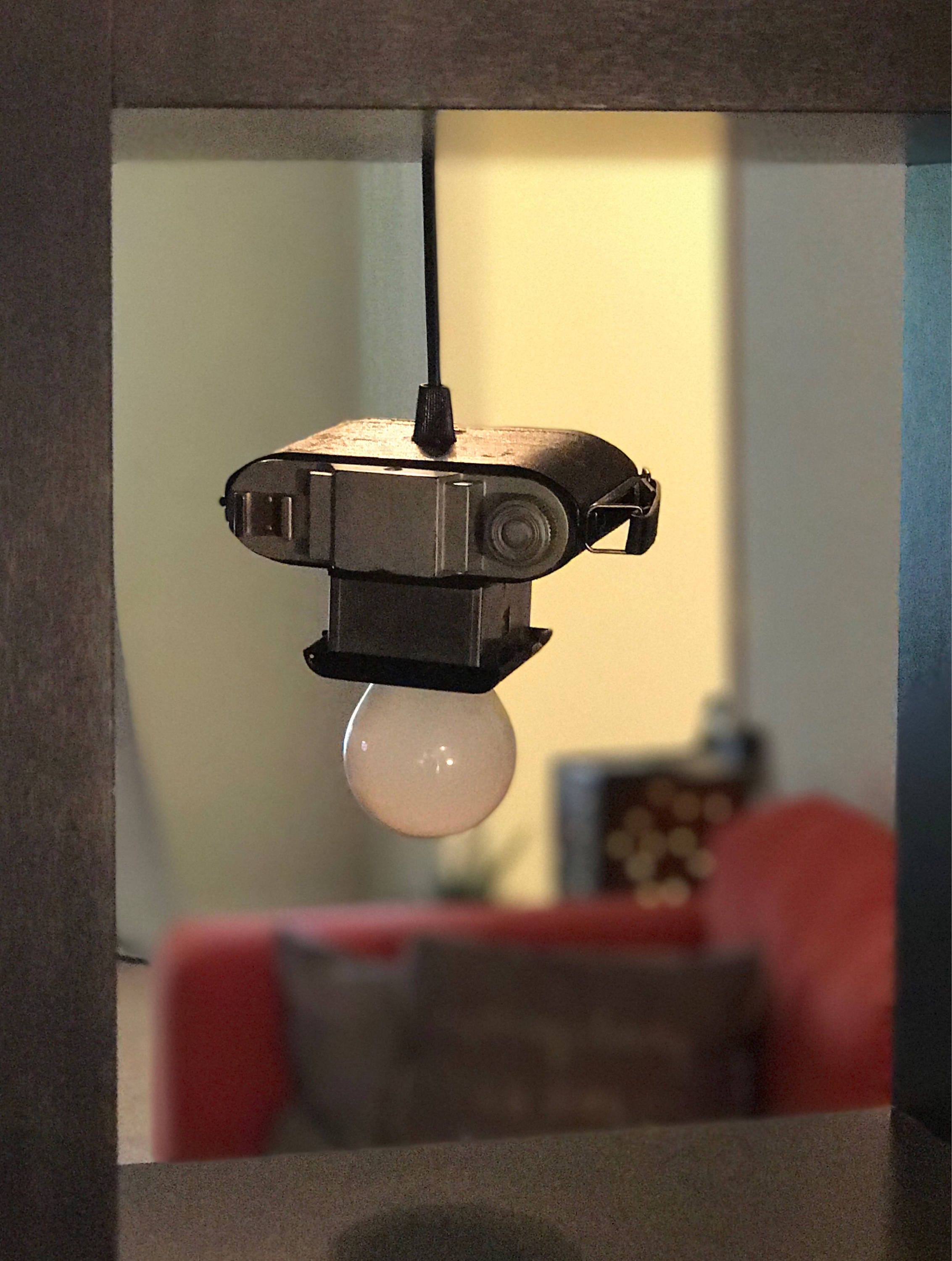 Vintage Camera Pendant & Tabletop Light