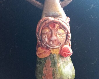 Unakite Mini Power Pendant