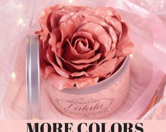 Rose Highlighter Makeup Ellie Highlighter Infused Rose Duo Chrome Rose Gold, Gold Highlight, Mineral Makeup, Vegan Makeup, Gifts for Her