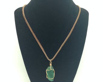 Sea Glass Pendant Necklace