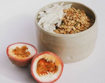 Handmade ceramic serving bowl