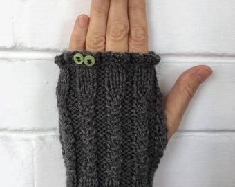 Gloves with one finger. Winter / outumn , warm and soft.