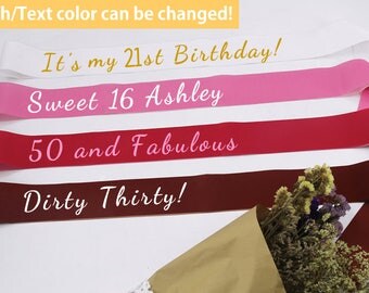 Finally Legal 21st Birthday Sash-Twenty One Sash-21st Sash-Sweet 16 Sash-16th Birthday-Quinceanera-Birthday Party Favor-Party Accessory