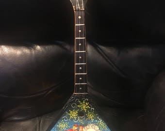 Russian Hand Painted Balalaika - Beautiful