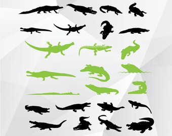 Alligator svg,png,jpg/Alligator clipart for Print,Design,Silhouette,Cricut and any more