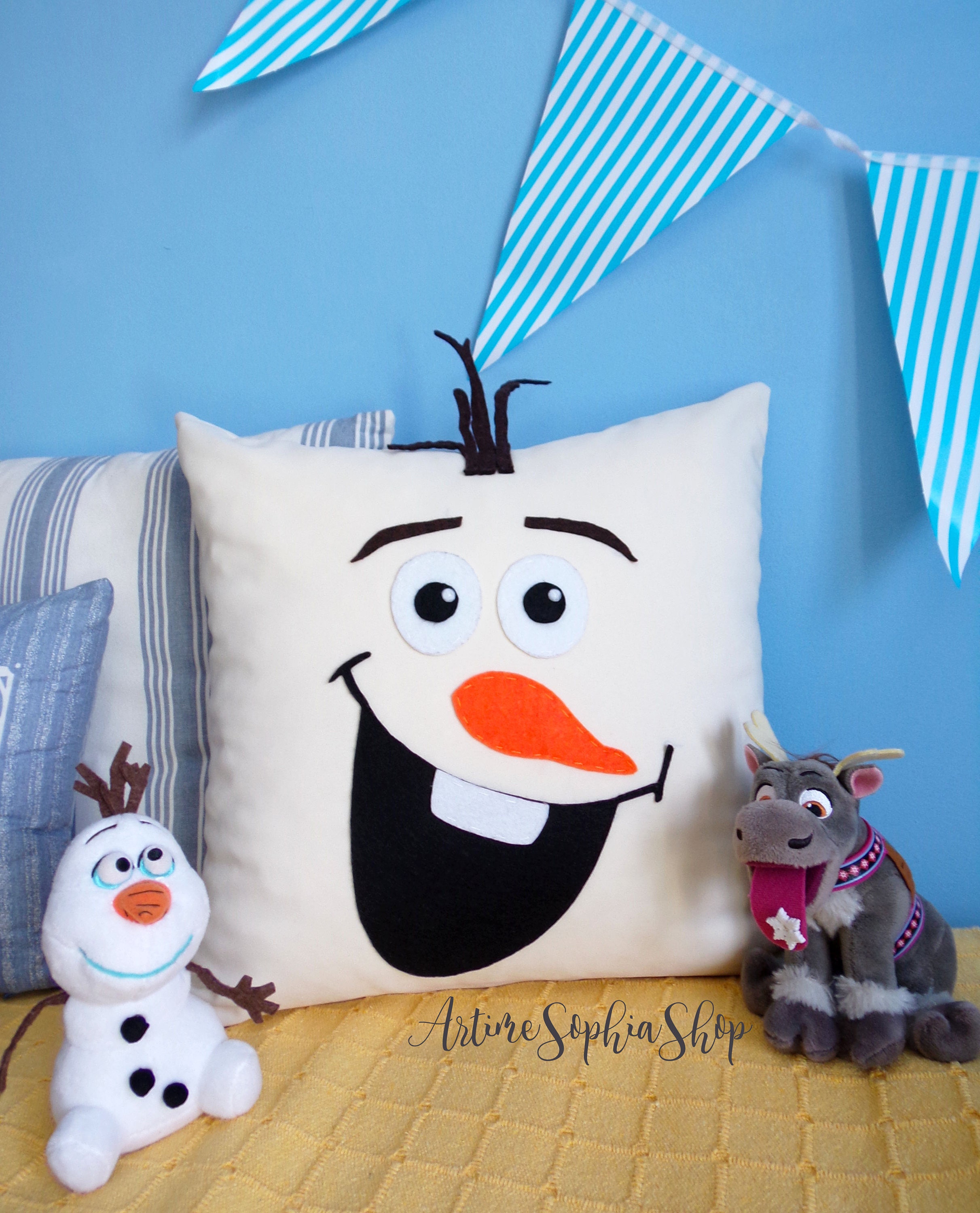 personalised frozen pillow