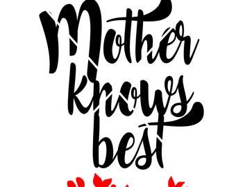 Download Mother knows best | Etsy