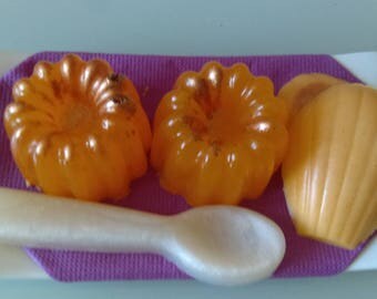Gourmet plate with fluted and Magdalen SOAP