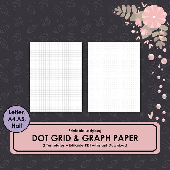 dot grid graph paper bullet journal dot grid journal dot