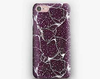 Case for iPhone 4 4s 5 5s 5SE, 5 c, 6, 6 +, 6s, 6s +, 7, 7 + Libery Mantaray P