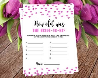 Guess the brides age | Etsy