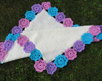 crocheted blanket or plaid, mothers day gift