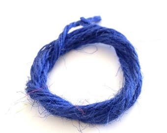 X 2M 2MM NAVY BLUE HEMP CORD
