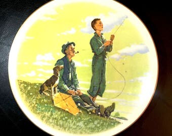 Norman Rockwell Plate SPRING | Limited Edition 1976 Gorham