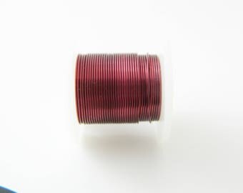 0.25 mm (l422) Burgundy copper wire coil