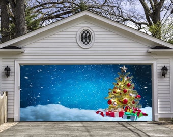 Christmas Garage Door Covers Nativity Scene by CharmYourHome