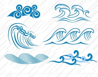 Download Ocean wave svg file | Etsy