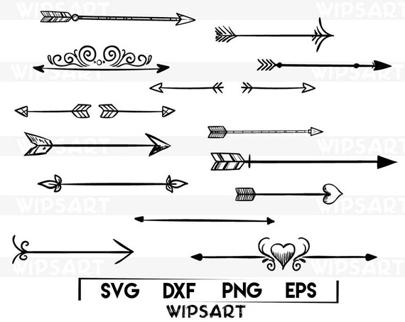 Download SALE Pack arrows silhouette text svg file arrows text cut