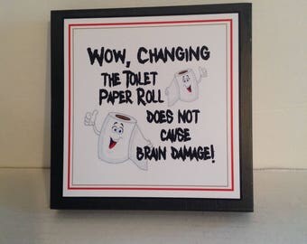 Change toilet paper | Etsy