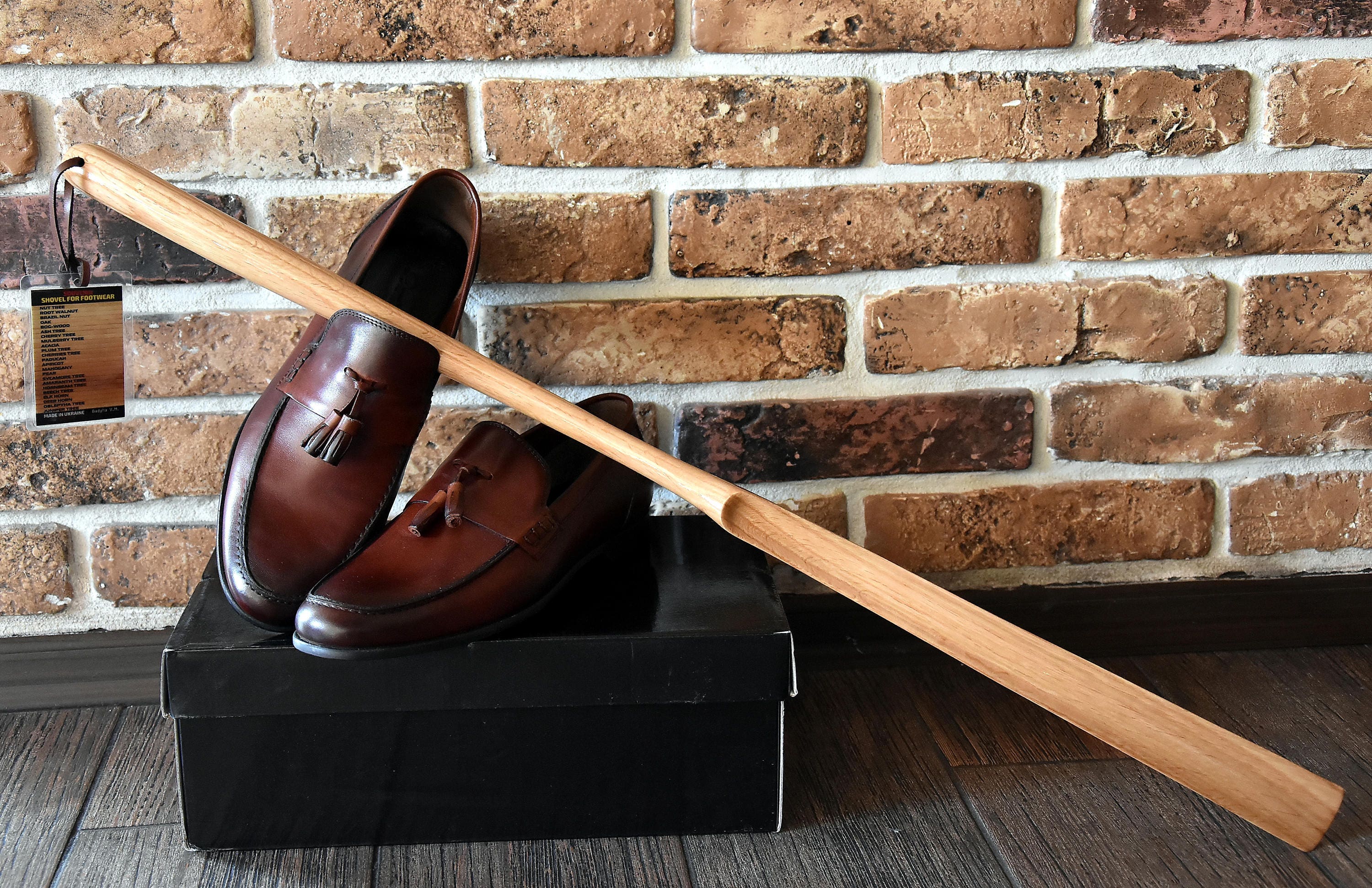 Handle Shoe Horn Shoehorn Horns Professional Wooden Wooden