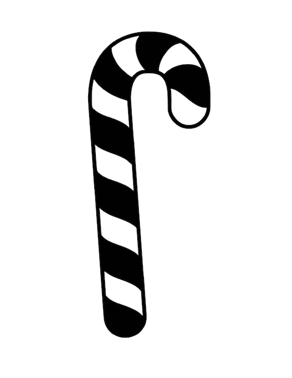 Candy Cane SVG Cutting File