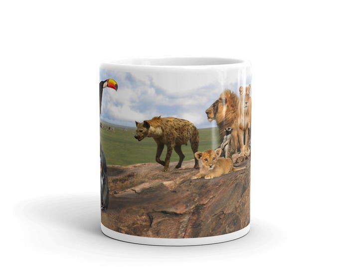 The Lion Thing ( Lion King Parody) Mug, Non-Infringement Cup, Ante-Disney Design, Satire Jungle Mug, Animal Art Design