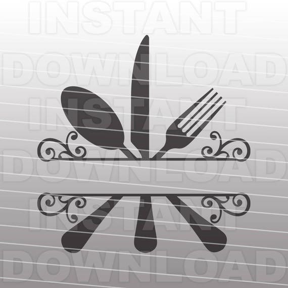 Download Kitchen SVG FileKitchen Monogram SVGFlourish Kitchen