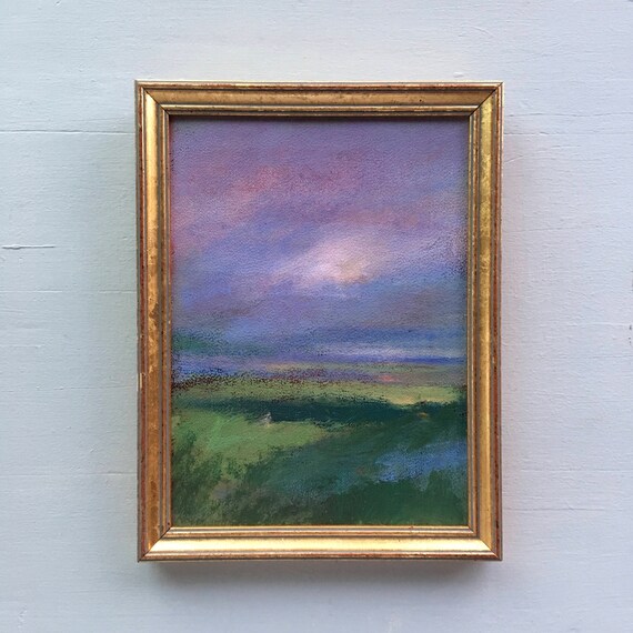 Landscape Painting- Framed- Small Painting - Original Painting- 9 x 7 approx. inch - including Frame - Fine Art