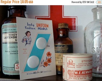ONSALE Rare Antique 15 cents Medical Nurse Button Card Mint Condition