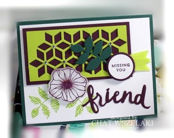 Friendship Card- Stampin' Up Missing You Friend
