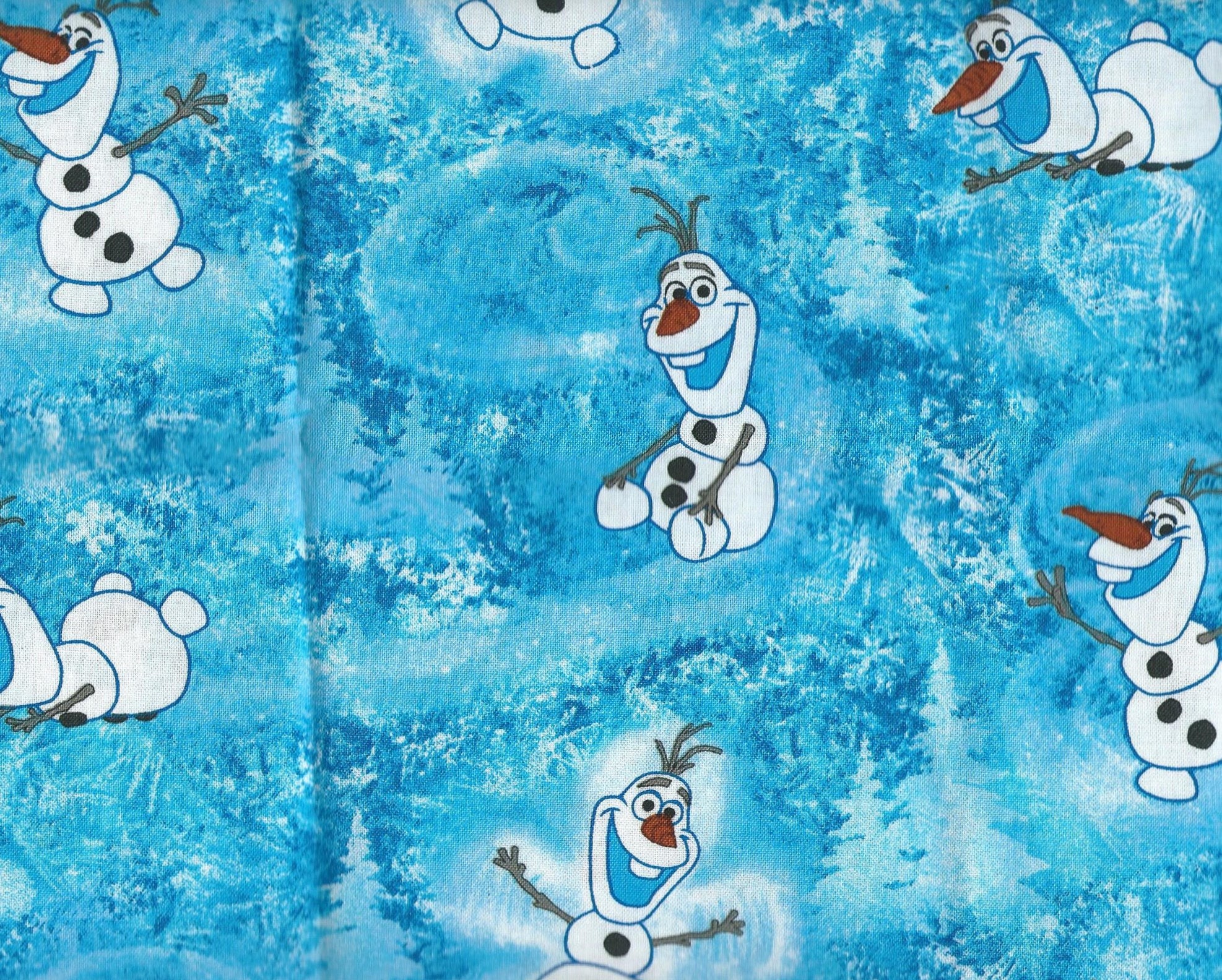 FROZEN FABRIC Cotton Fabric 1/2 yard x 42 inches wide.