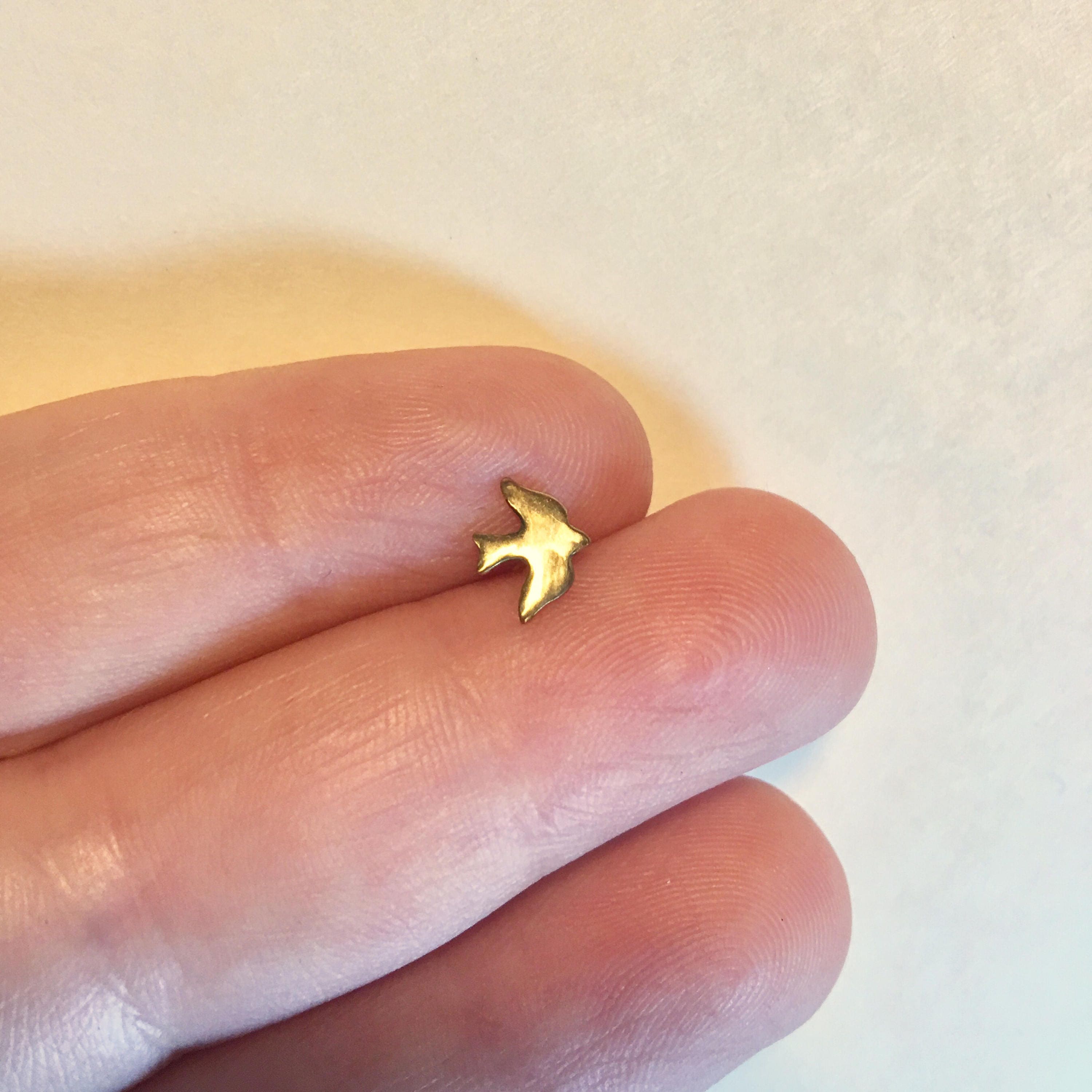 Flying Brass Sparrow Surgical Steel Post Pick Your Post Gauge