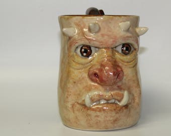 Wake and Bake Face mug "Ed" pipe mug