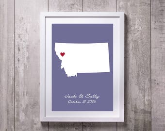 Montana wall art | Etsy