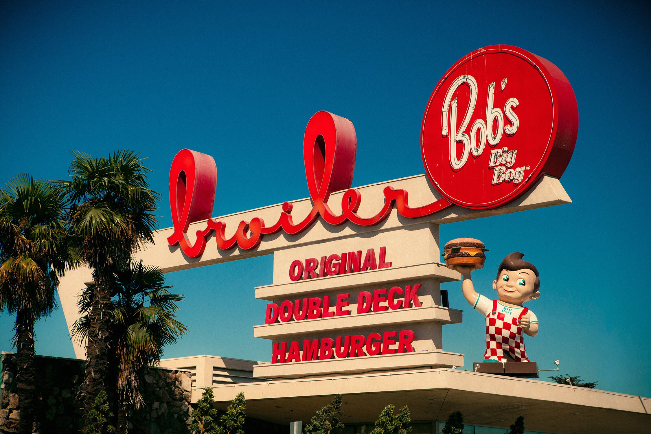 Bob's Big Boy Broiler Mid Century Wall Art Los Angeles