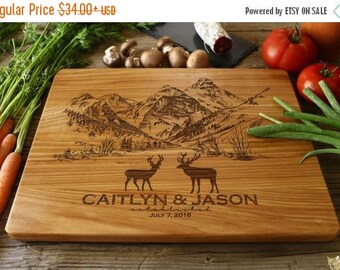 ON SALE Personalized Cutting Board, Engraved Cutting Board, Personalized Wedding Gift, Housewarming Gift, Anniversary Gift